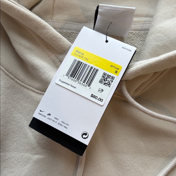 Today only $21 Nike  Hoodie size small oversized fits, medium with  large nwt - Picture 4 of 15